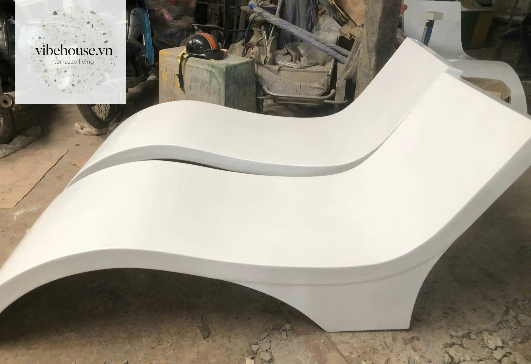 Ghế Hồ Bơi Nằm Composite Tắm Nắng Cao Cấp